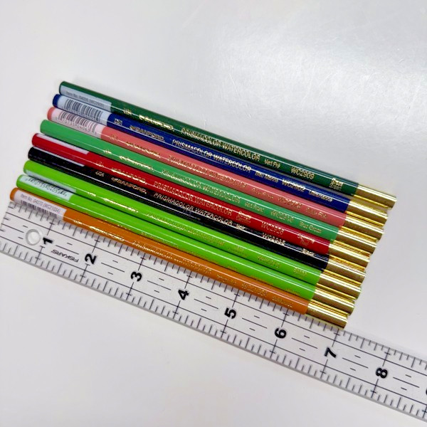 9 Sanford Prismacolor Watercolor Art Pencils~Discontinued~Un
