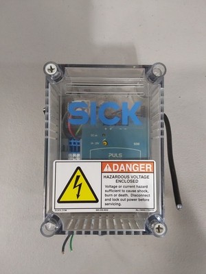 Sick PS90W-480VAC-24V-ENC-S02 1047584 4 Amp 24-28VDC Power Supply W/ Mount