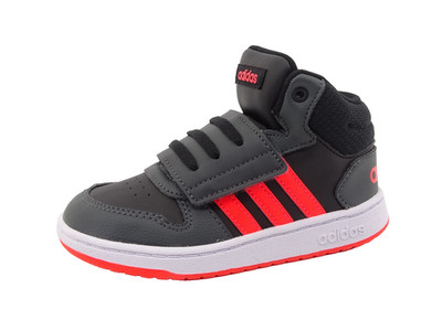 Adidas HOOPS MID 2 GZ7780 Sneaker Unisex Schuhe Kinder Sportschuhe Grau Gr. 27