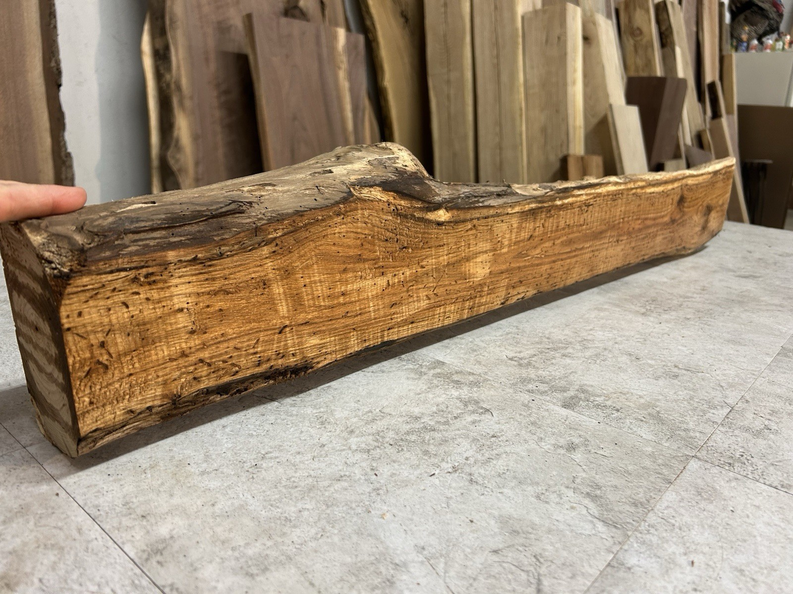 Live Edge Butternut Wood Slab/White Walnut/Kiln Dried Lumber / Turkey Call Wood