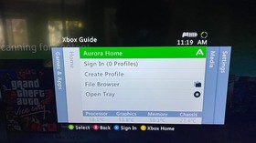 Microsoft Xbox 360 Slim RGH 500GB (Glossy Black) with Aurora Dashboard & 2nd HDD