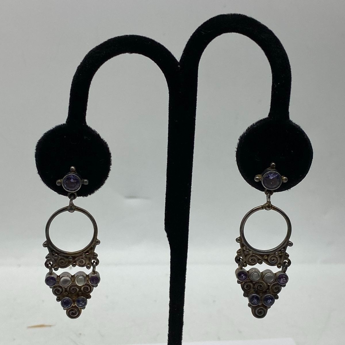 Sterling Silver Assorted Ring/Earring Jewelry Bun… - image 2