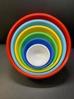Set of 6 Martha Stewart Collection Melamine Multi-Color Nesting Mixing Bowls — photo 2