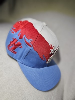 HELLSTAR Paintbrush Red Blue White SnapBack Hat AUTHENTIC | eBay