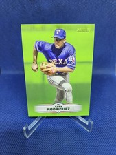2025 Topps Stadium Club Alex Rodriguez Lime Green Parallel Texas Rangers #130