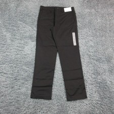 Uniqlo Slim Fit Chino Pants Mens 30x34 Black Straight Leg Stretch 31x29* NWT