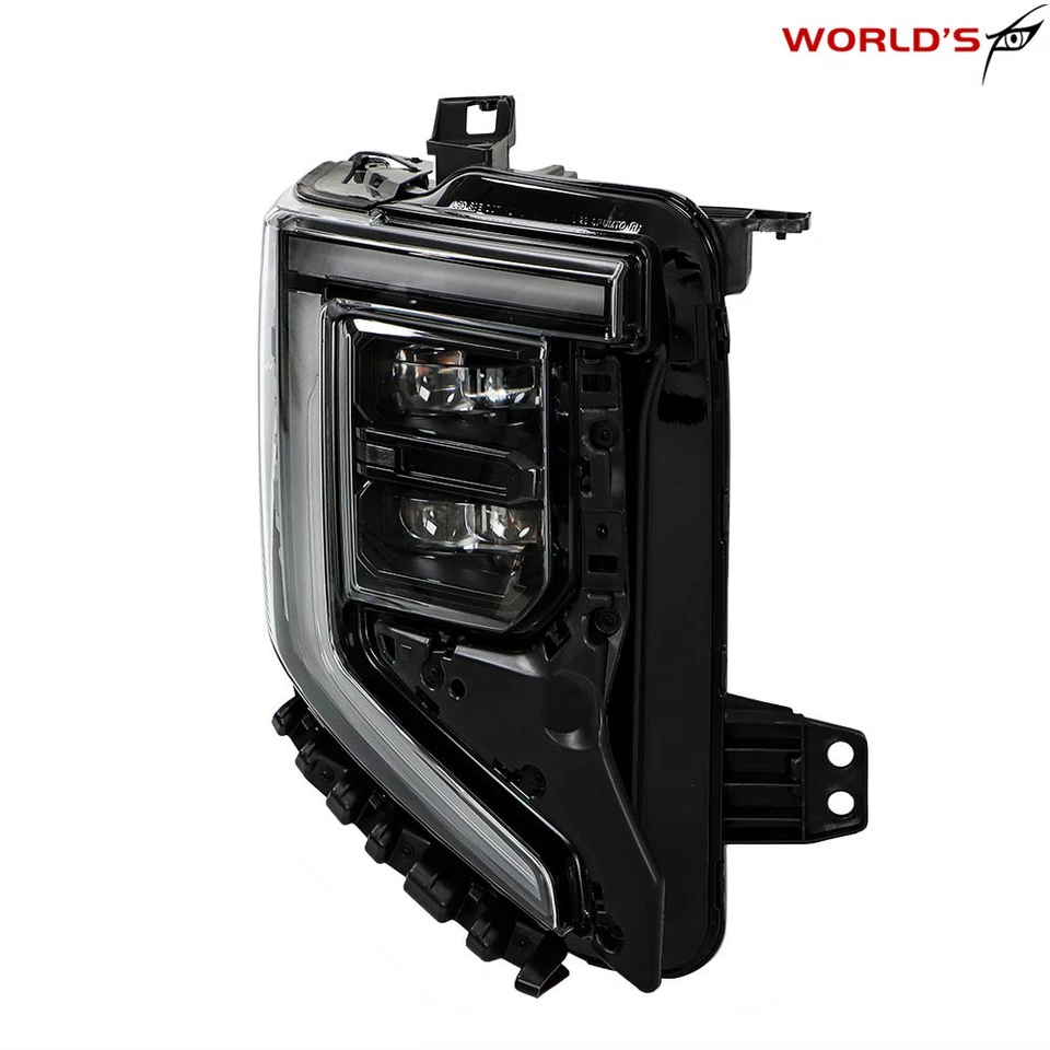 Faros LED completos pasajeros para GMC Sierra 1500 Elevation/Pro/SLE 2022-2024 Foto 3 de 4