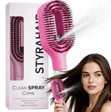 Hair Detangling Brush with Spray Bottle 2 In ...
