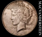 1923-S Silver Peace Dollar - Scarce  Better Date  No Reserve  #L4749