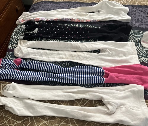 Tights Lot Of 5 Size 4-6 Various Designs Some Gymboree