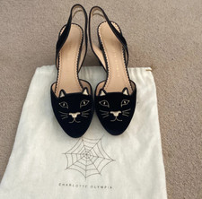 Charlotte Olympia Kitty Slingback Heels (rare)