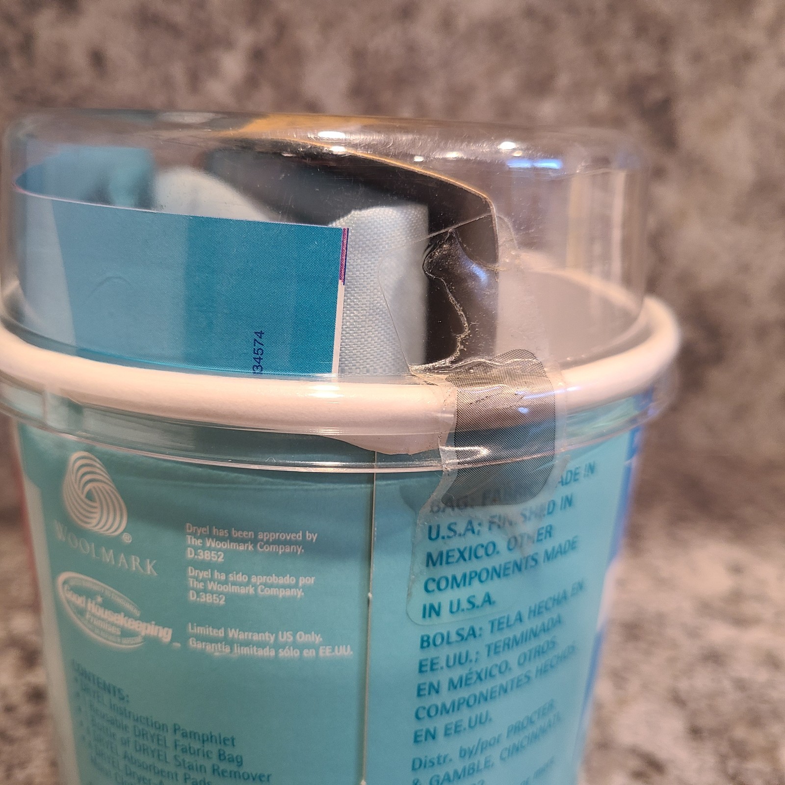 Dryel Original At Home Dry Cleaning Starter Kit Clean Breeze 2003 Discontinued