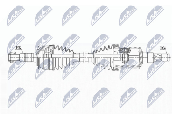 NTY Antriebswelle NPW-DW-037 FüR Chevrolet Orlando J309 LPG-image