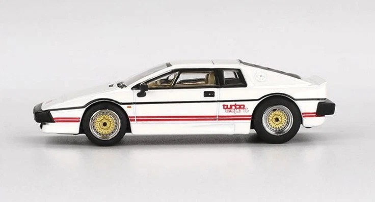 Mini GT 1:64 LOTUS ESPRIT TURBO FOR YOUR EYES ONLY 1981 007 JAMES BOND ENGLISH - Immagine 3 di 4