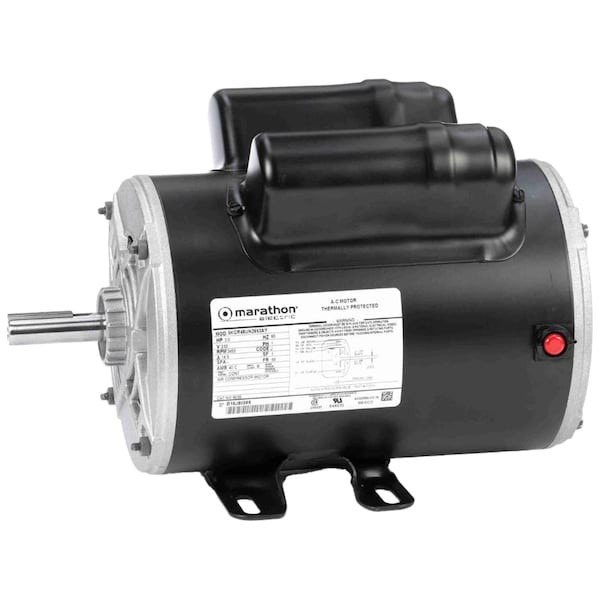 Leeson 5Kcr48un2653y Air Compressor Motor, 3 Hp, 3450 Rpm