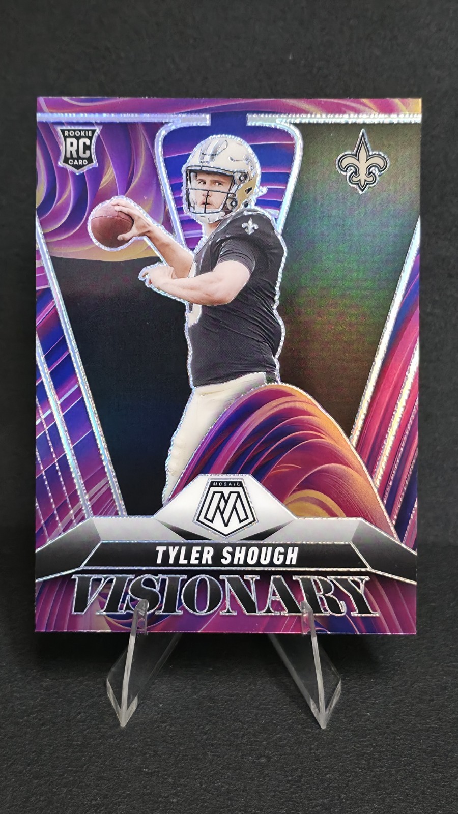 2025 Panini Mosaic Tyler Shough Visionary RC #17 SSP 🔥🔥
