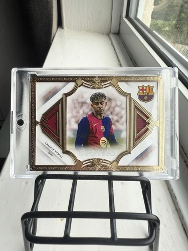 Lamine Yamal 1/1 23ct Gold Edge Patch Futera Unique FC Barcelona 24/25 Licensed