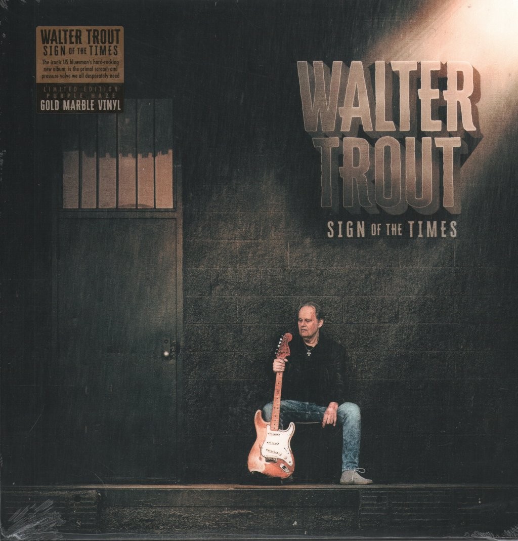 Walter Trout Sign of the Times LP vinyl Europe Provogue 2025 Limited edition