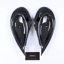 1993-2002 Firebird Trans Am Door Panel Handle Trim Bezels Pair Carbon fiber