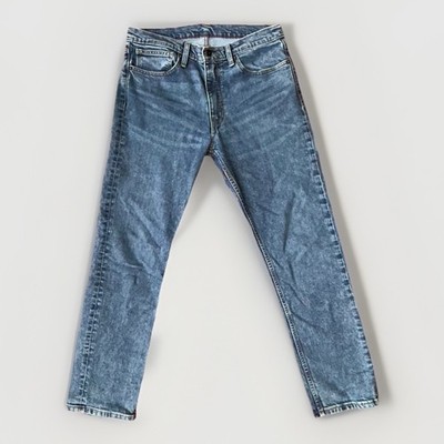 Levi's Skateboarding 511 Slim Fit Selvedge Jeans Men 34x30 V-Stitch Hidden Rivet