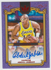 2024-25 Panini Court Kings Kareem Abdul-Jabbar Legacy Portrait Red Ruby Auto /49