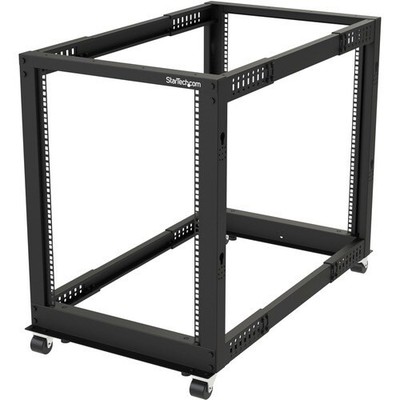 StarTech-New-4POSTRACK15U _ 15U OPEN FRAME SERVER RACK W/ADJUSTABLE MO