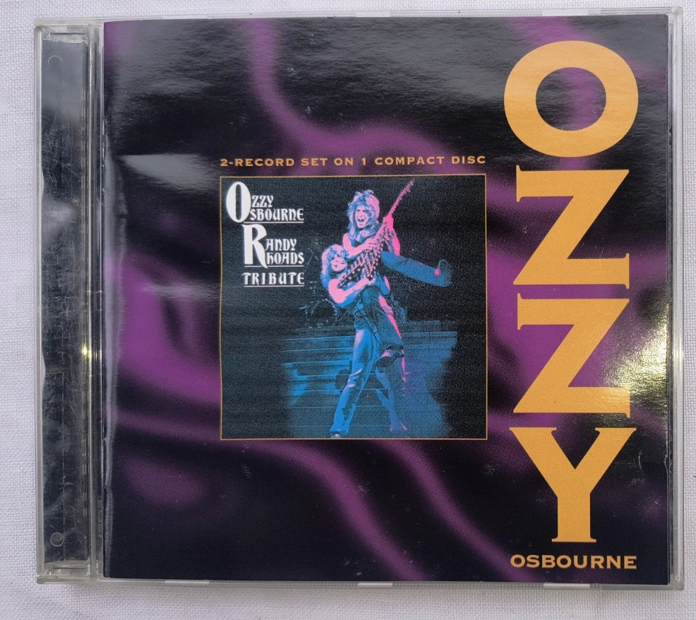 OZZY OSBOURNE ""RANDY RHOADS TRIBUTE"" 22 BIT SBM REMASTER CD 2 RECORDS ON 1 DISC
