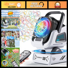 Upgraded Bubble Machine for Kids - Outdoor Fun Wedding Party Entertainment