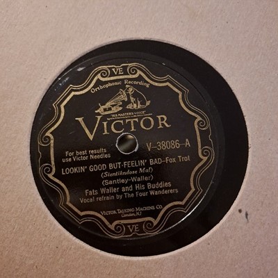 FATS WALLER & HIS BUDDIES Lookin' Good / I Need Someone Like You VICTOR V-38086