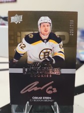 2021-22 SPx - Ud Black Lustrous Rookie Signatures Oskar Steen #LRS-OS /299 (AU,