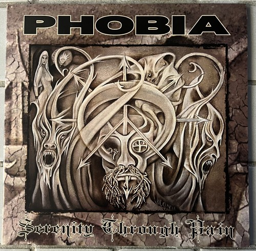 Phobia Serenity Through Pain Black Vinyl LP Grind Crust Pig Destroyer Assuck - Picture 1 of 6