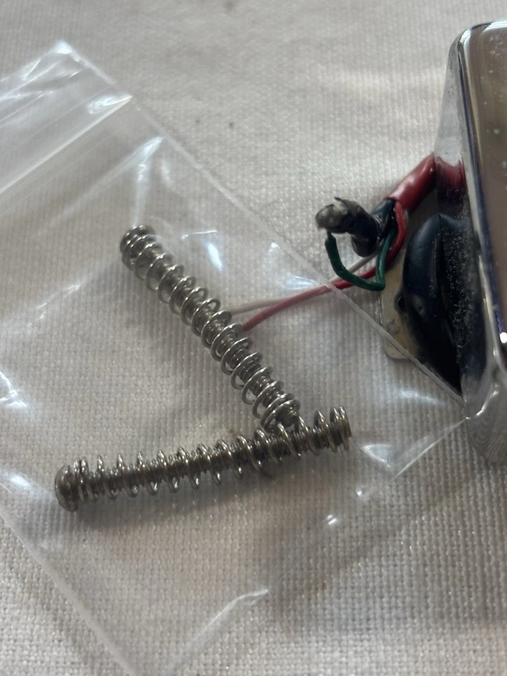 2003 Duncan Designed HB103B Bridge 4 fili Humbucker Pickup Nichel con HW - Immagine 4 di 4