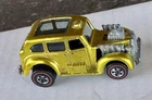 WOW 1971 VGC Cockney Cab Yellow Color  Original Redline HotWheels Car