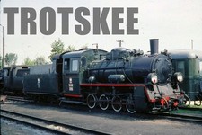 35mm Slide PKP Poland Railways Steam Loco Px48 1786 Nasielsk 1976 Original