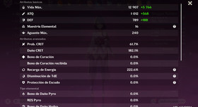 Genshin Impact AR 59 America - Nefer - Citlali - Mavuika - Furina - Raiden C1