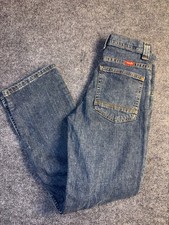 Wrangler Five Star Slim Jeans Boys 14 Blue Denim Classic Straight Leg 5SCBWS2