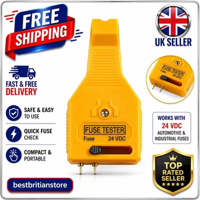 Auto Sicherungstester Abzieher Auto Sicherung Typ Tester mit grüner LED Kontrollleuchte UK