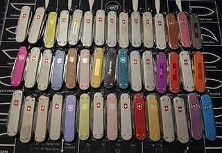 Victorinox Alox Classic SD Lot Of 45 Mixed Colors