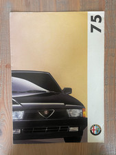 Alfa Romeo 75 Italian Market Sales Brochure 1992 1.6ie 2.0TD very rare