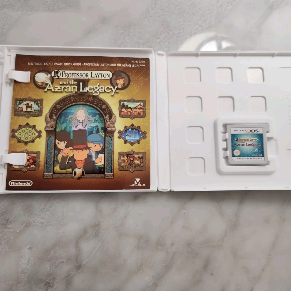 Professor Layton and the Azran Legacy Nintendo 3DS Complete - Like New! - Image 2 of 4