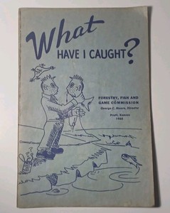 1965 Vintage Pratt Kansas Fishing Fish Identification Book Vintage Fishing Book