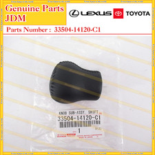 Toyota Genuine Celica Mr2 Spyder Black Leather Shift Knob 33504-14120-c1 Fs