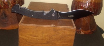 Pre-owned Cold Steel Conquerer Folding Knife Barely Used Smooth Detent Tactical 