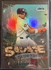 2025 Topps Stadium CluB Cam Smith Savage Sluggers Rookie Card Aqua /99