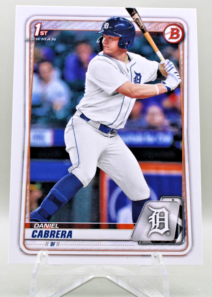 2020 Bowman Draft - Daniel Cabrera #BD-62 Tigers (RC)