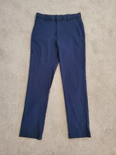 Tommy Hilfiger Men's Modern Fit Stretch Performance Dress Pants Navy 32 x 32 -A
