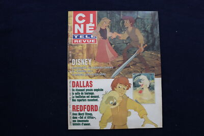 1985 JUNE 20 CINE TELE REVUE MAGAZINE - DISNEY-DALLAS-REDFORD COVER - E 11955