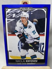 NIKOLAI KNYZHOV 2021-22 O-Pee-Chee Hockey BLUE Border SP #334