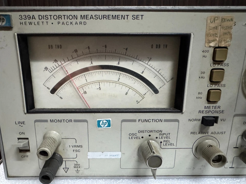 HP / Agilent 339A Distortion Measurement Set, 10Hz to 110KHz - Image 3 of 4