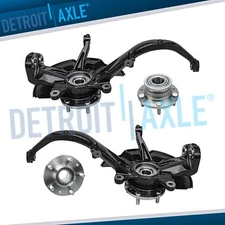 Front Steering Knuckles Rear Wheel Hub Bearings for Ford Fusion MKZ Milan Zephyr